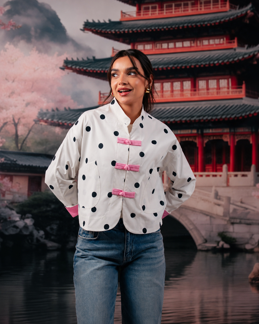 Shanghai-Polka Blouse