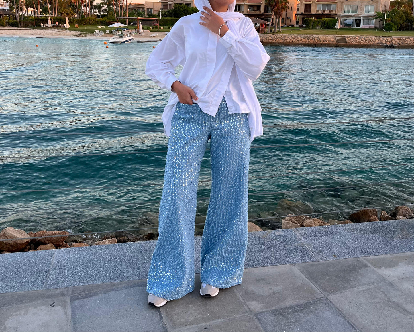 Denim-dusk Set