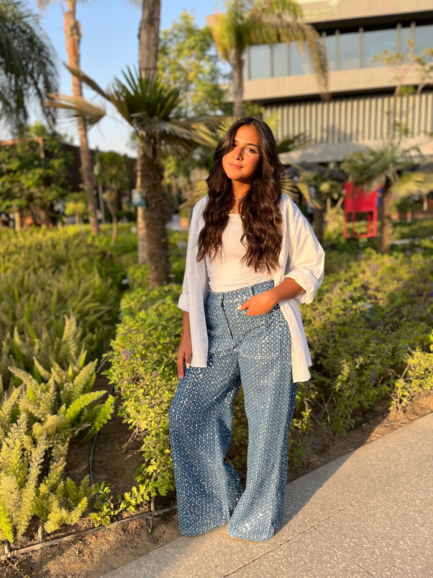 Denim-dusk Set