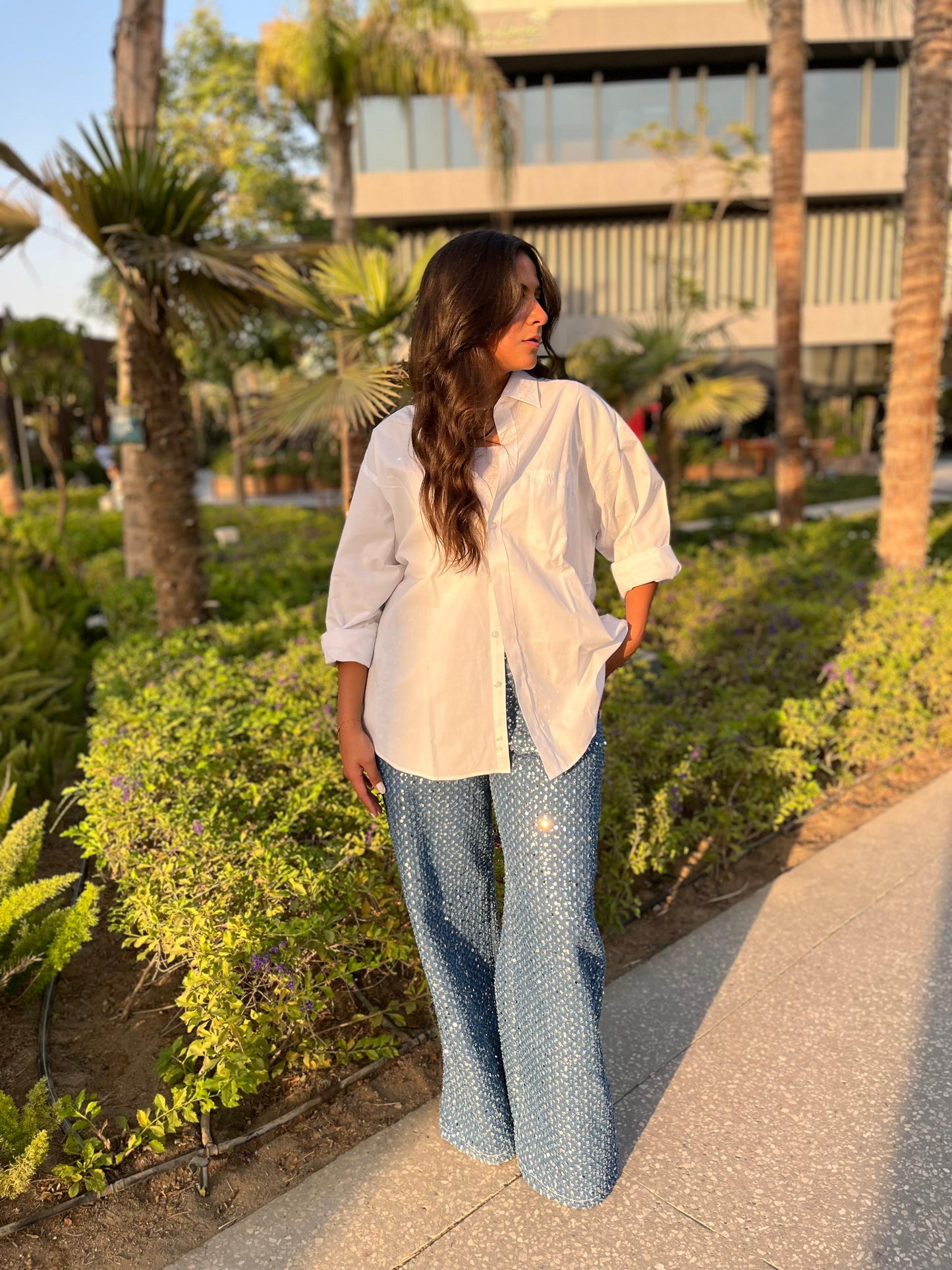 Denim-dusk Set