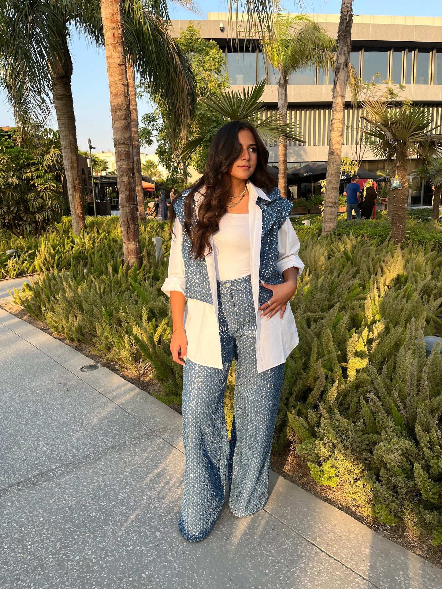 Denim-dusk Set