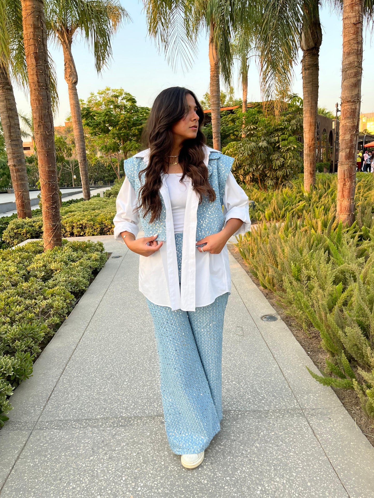 Denim-dusk Set