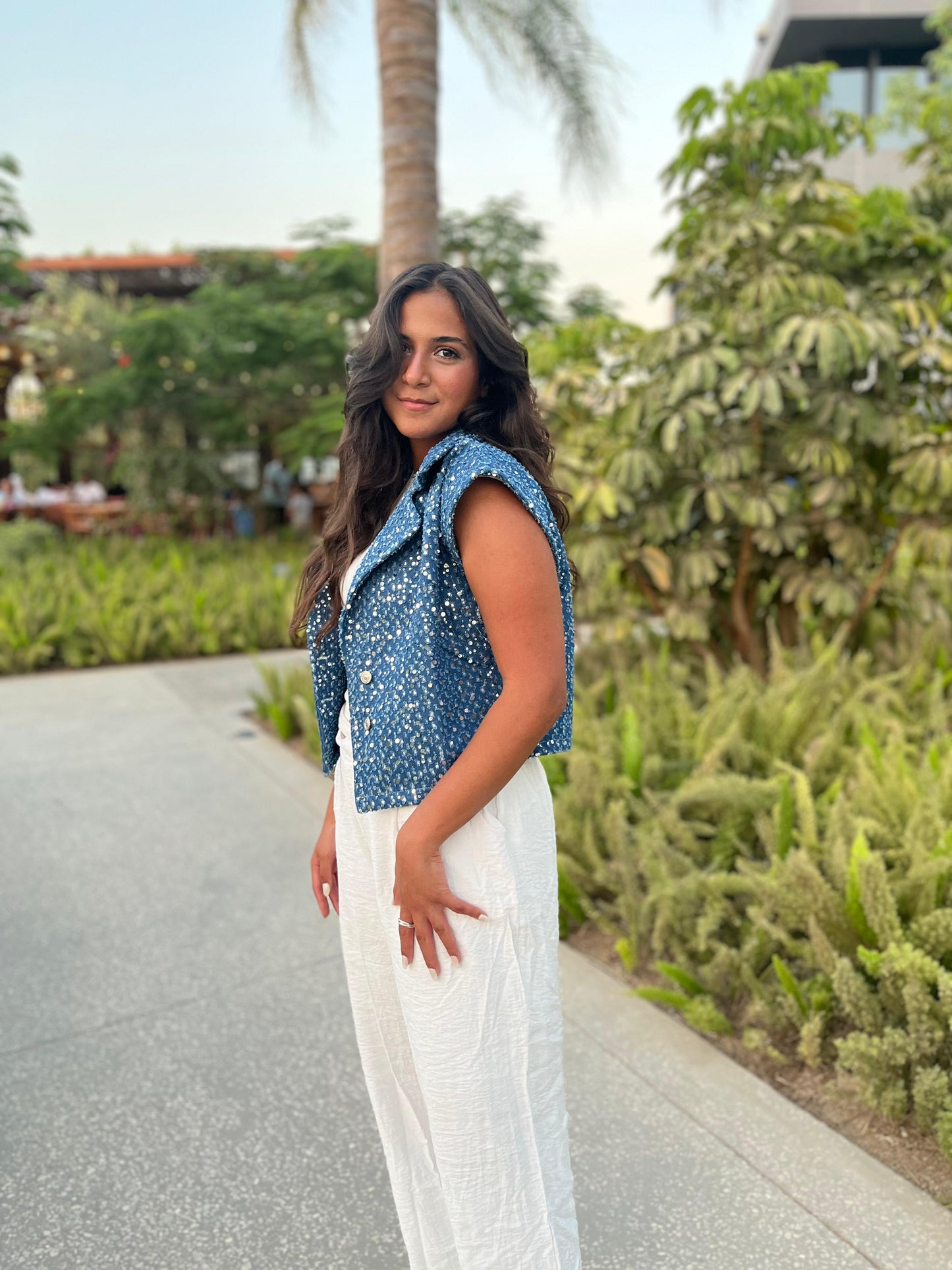 Denim-dusk Set
