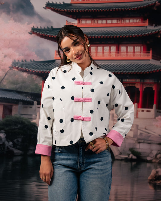Shanghai-Polka Blouse