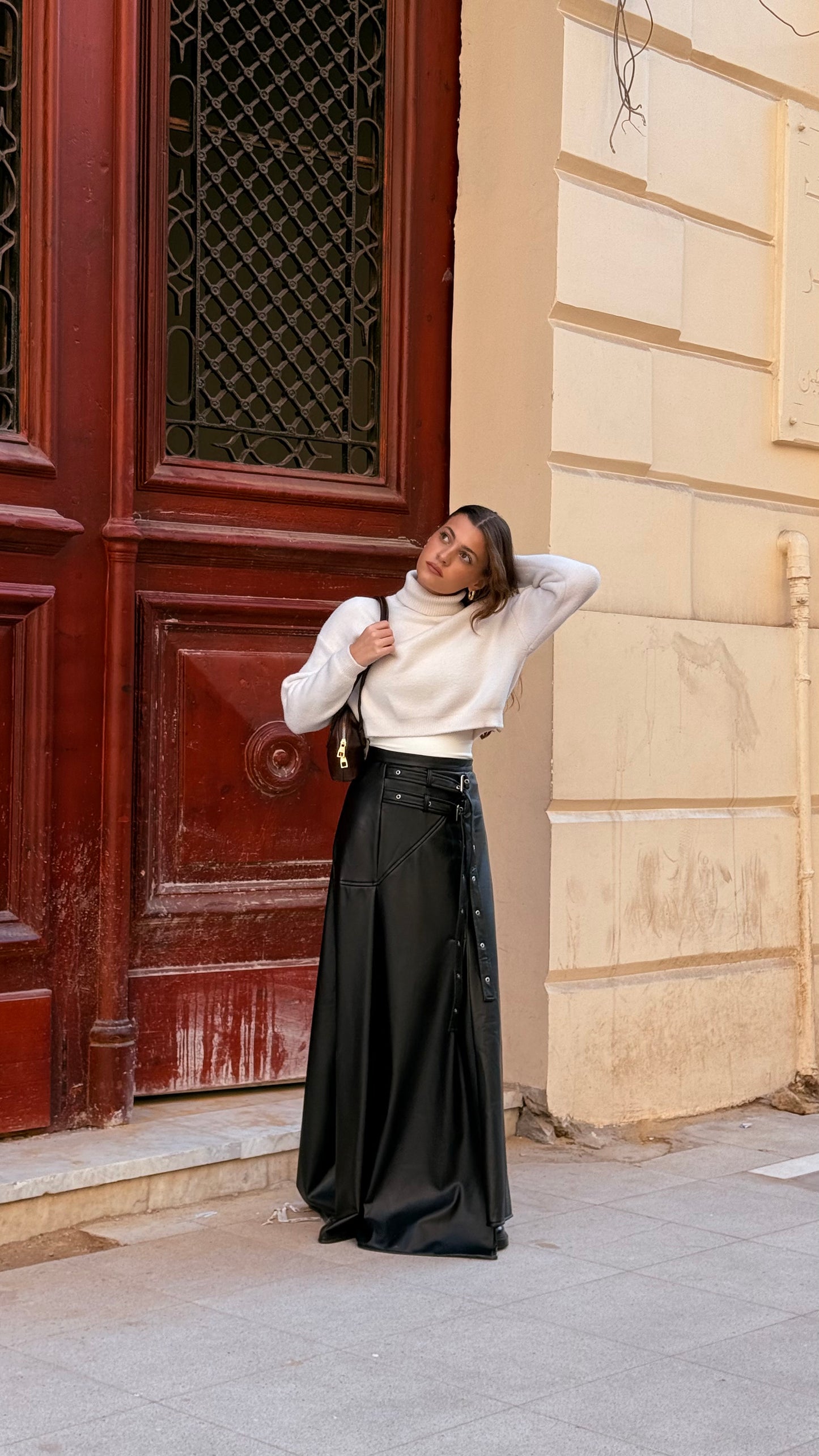 The Iconic leather-Skirt