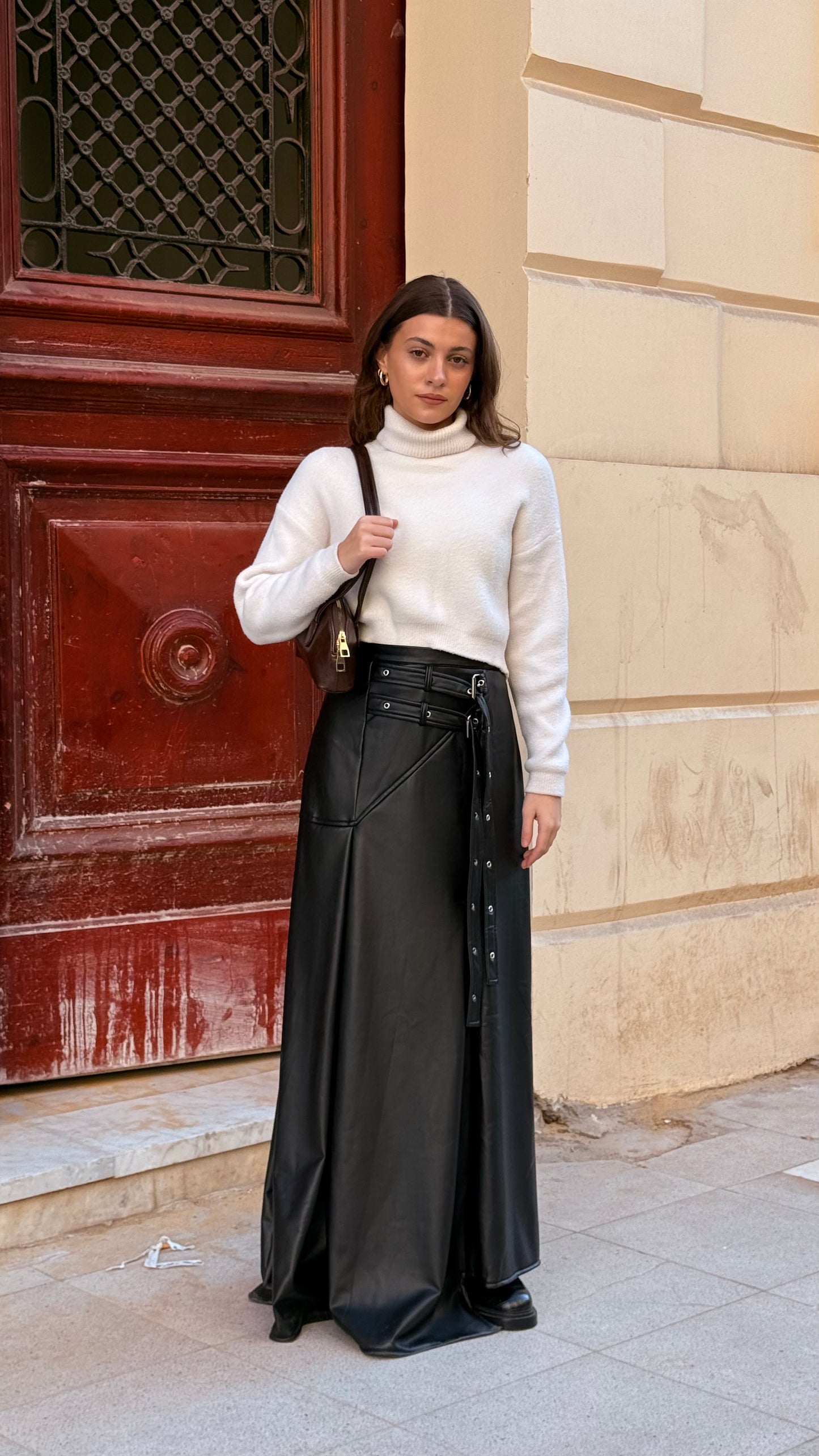 The Iconic leather-Skirt