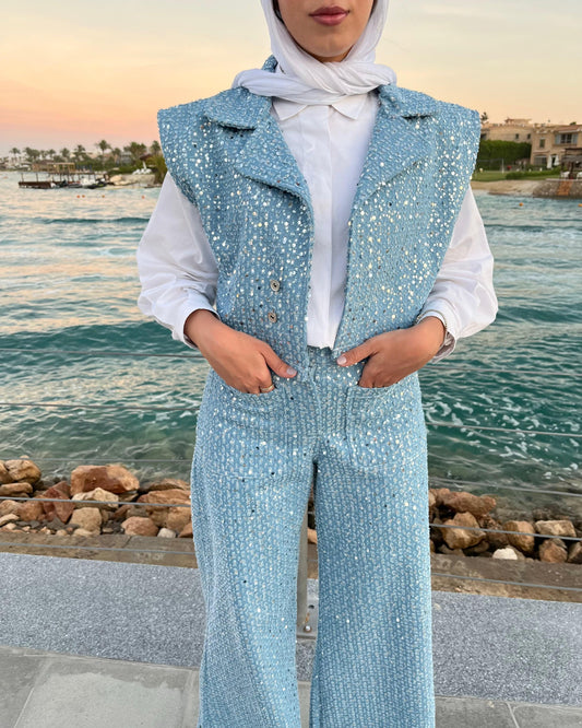 Denim-dusk Set